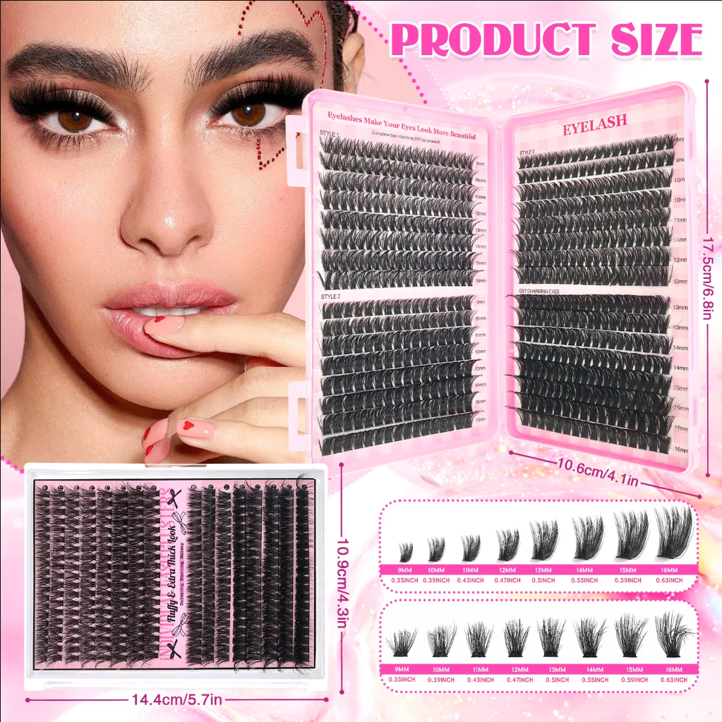 Luxe Cat Eye Lash Clusters