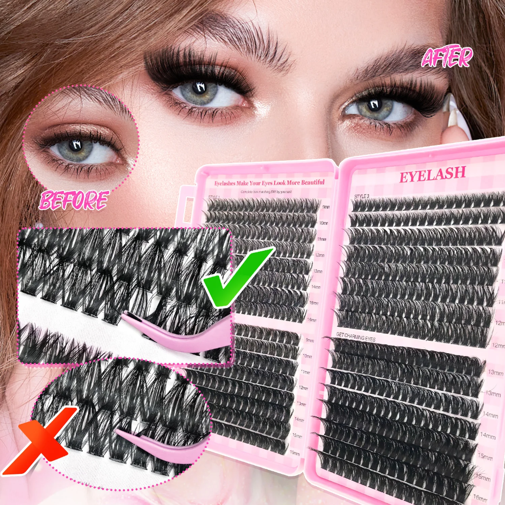 Luxe Cat Eye Lash Clusters